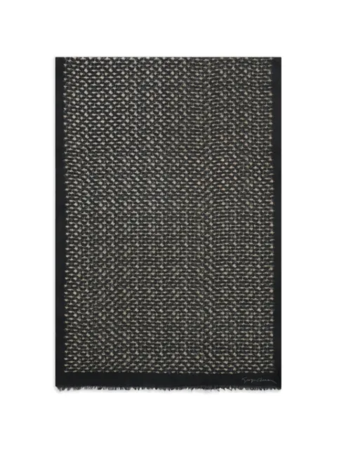 Giorgio Armani patterned scarf Black GW001929AF19147