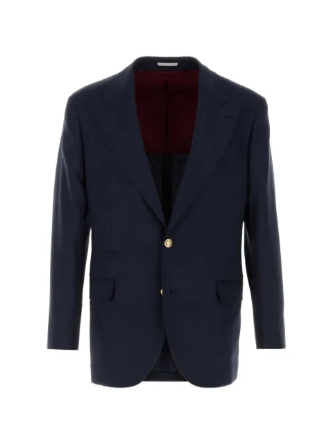 Brunello Cucinelli long-sleeves blazer Blue MZ4008BFCGC1152