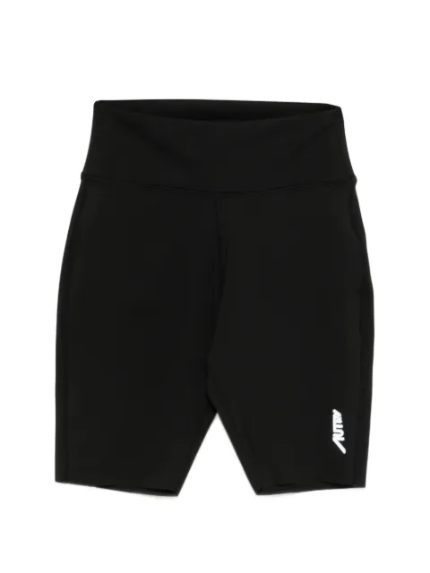Autry logo-detail shorts Black CYPW