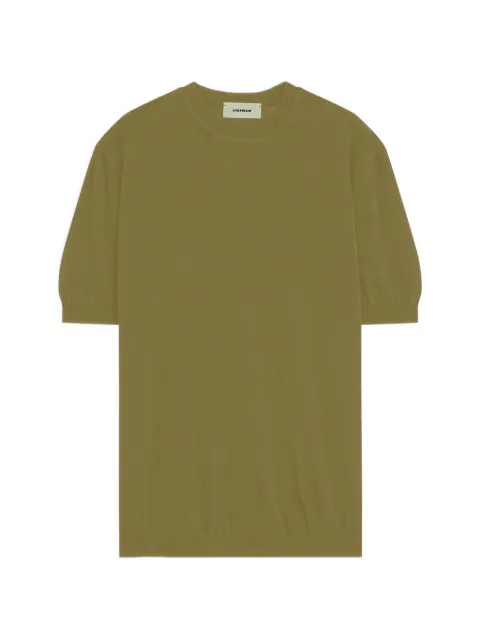 A Paper Kid knitted T-shirt Green S6PKMAKE085