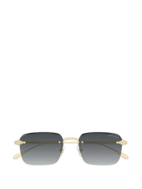 Montblanc square-frame sunglasses Gold MB0456S001