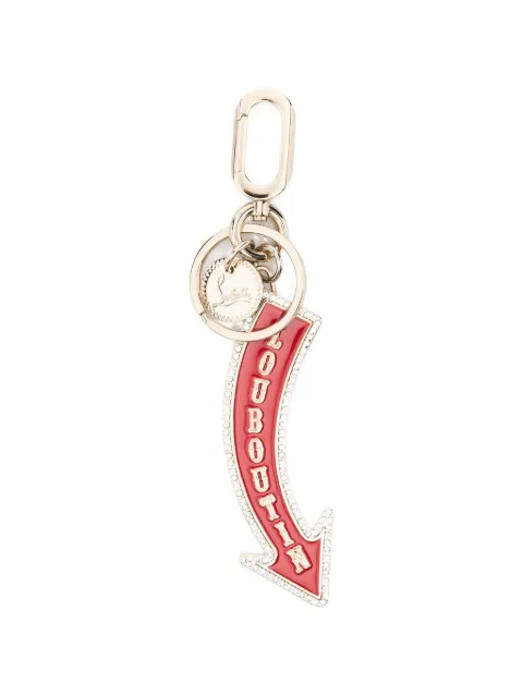 Christian Louboutin arrow keyring Gold 1265119R258