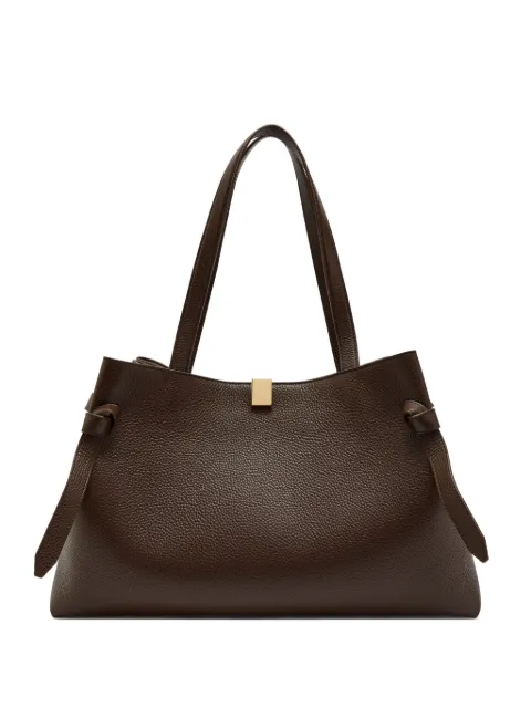 Yuzefi Gyoza tote bag Brown GYOZAPEBBLE
