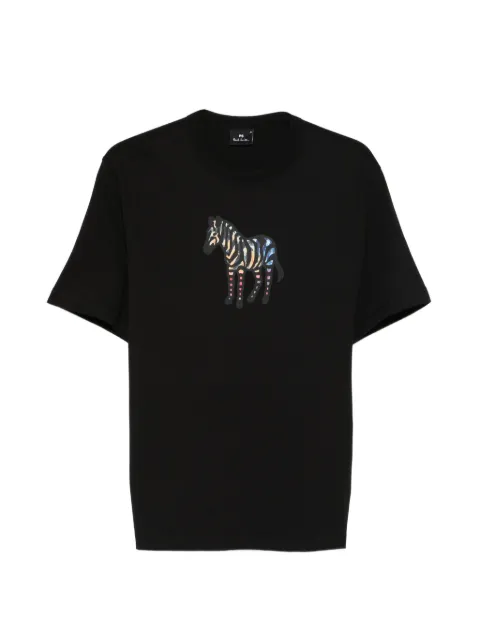 PS Paul Smith zebra-print T-shirt Black M2R220XVP5607