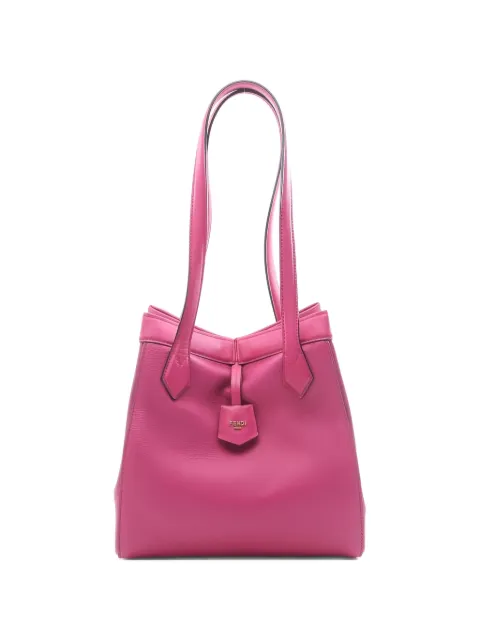 Fendi Pre-Owned 2010s Origami leather medium tote bag Pink 1036410
