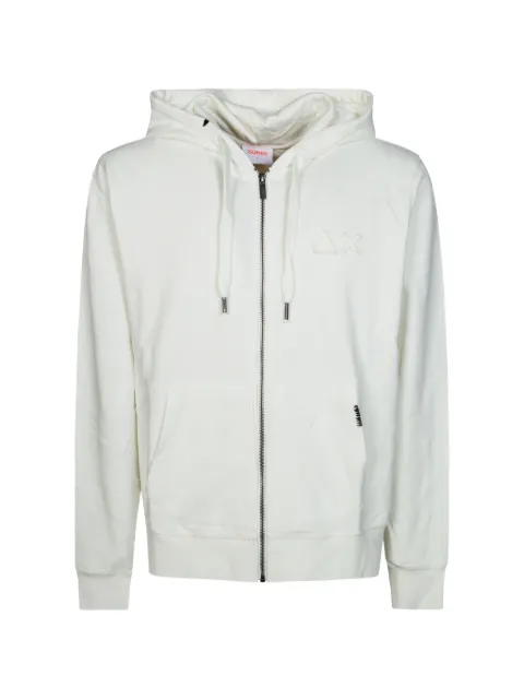 Sun68 zip-up hoodie White F36121