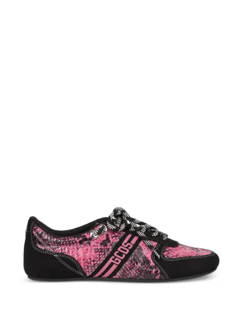 GCDS snakeskin-print sneakers Pink C1WWQY264M264