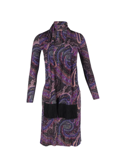 Etro Vintage paisley-pattern mini dress Purple NAPPUGBCL455901W