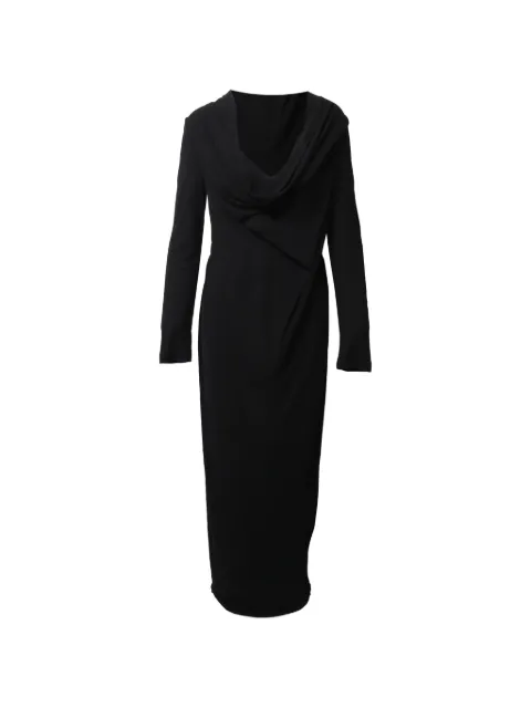 Rm By Roland Mouret Draped lace back detail dress Black NAPPUGBCL143062W
