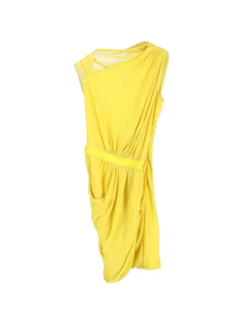 Giambattista Valli Vintage draped midi dress Yellow TONPUGBCL457638W