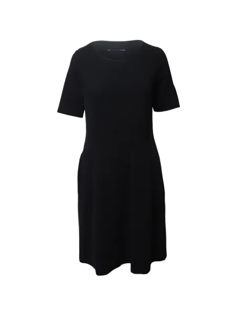 Maison Martin Margiela Pre-Owned MM6 crew neck shift dress Black TONPUGBCL143289W