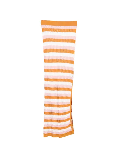 Dodo Bar Or striped knitted maxi skirt Orange NAPPUGBCL368702W