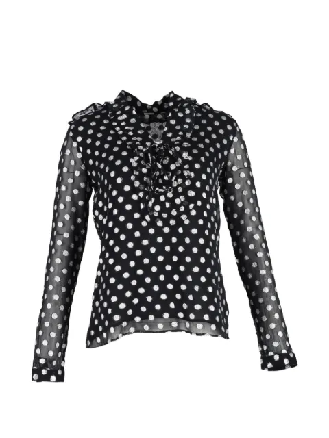 Dodo Bar Or polka dot blouse Black NAPPUGBCL368369W