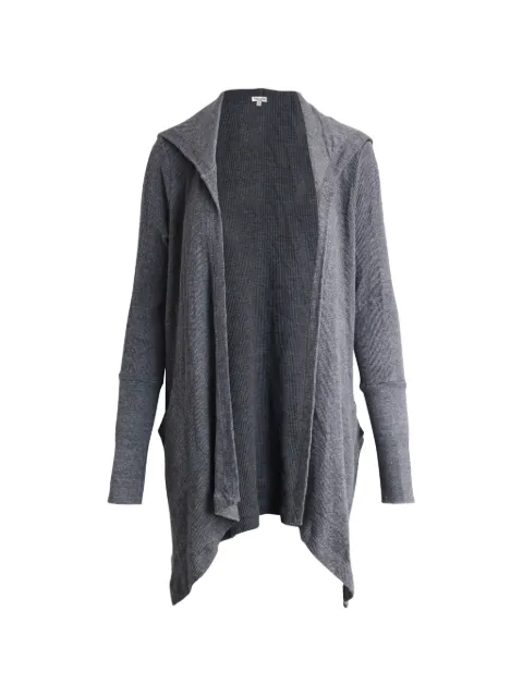 Splendid side-pocket hooded cardigan Grey NAPPUGBCL263332W
