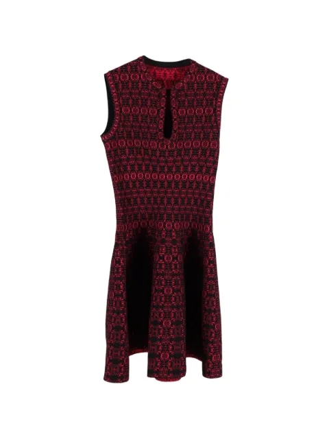 Alaïa Pre-Owned Alhambra knit dress Pink NAPPUGBCL364394W