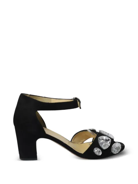 Bionda Castana crystal-embellishment sandals Black NAPPUGBSH180587W