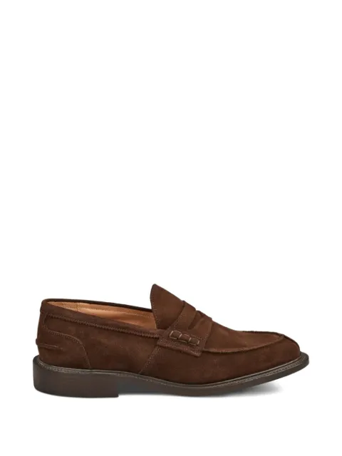 Tricker's James suede loafers Brown 32274