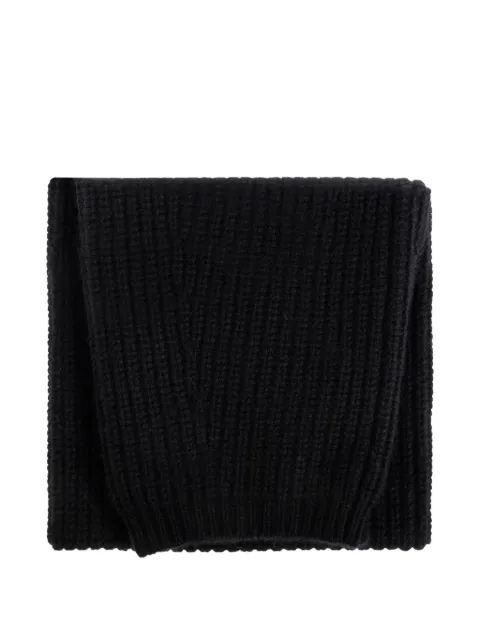 Lisa Yang ribbed scarf Black 4022102