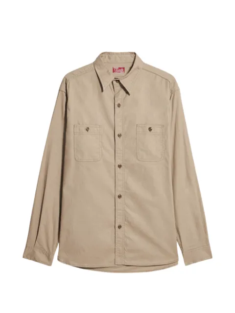 Fortela Otero chest-pocket shirt Neutrals OTEROGD006BGE