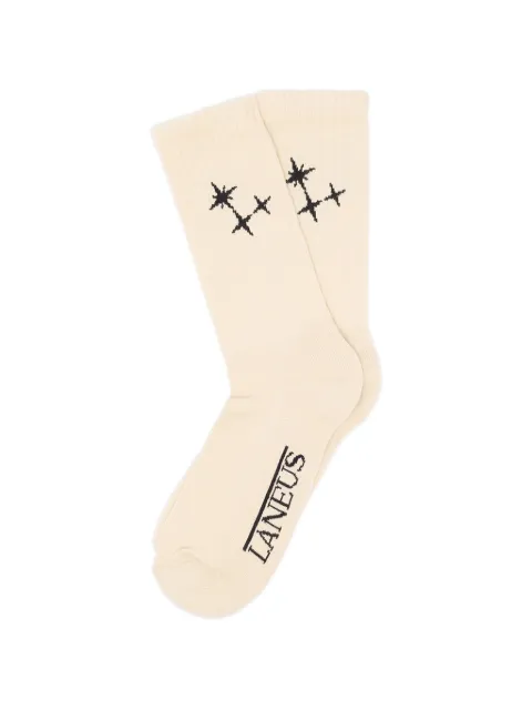 Laneus star-embellishment socks Neutrals S6LAUASO210