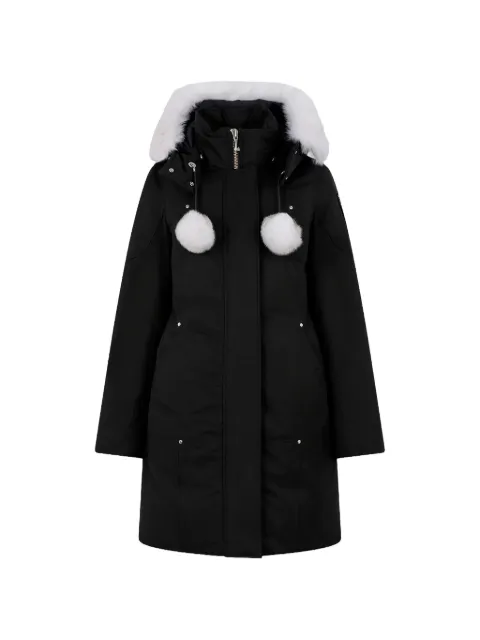 Moose Knuckles Original Stirling trimmed parka Black M35LP203S1001