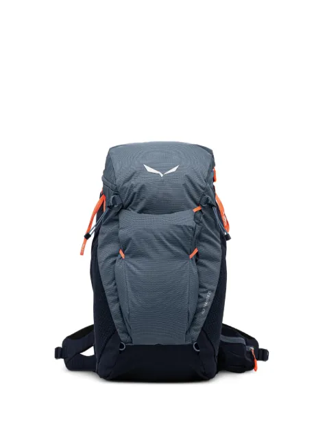 Salewa logo appliqué drawstring backpack Blue 1230