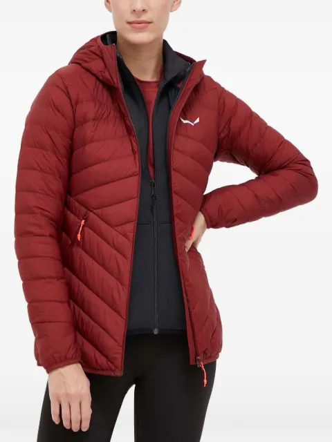 Salewa hooded quilted jacket Red 27884