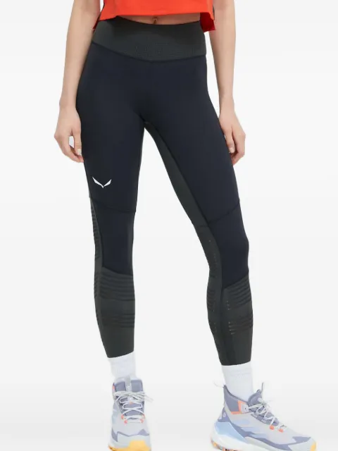 Salewa logo-print leggings Black 28323