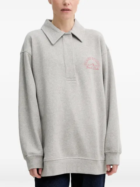 STAND STUDIO collar graphic sweatshirt Grey 664568505
