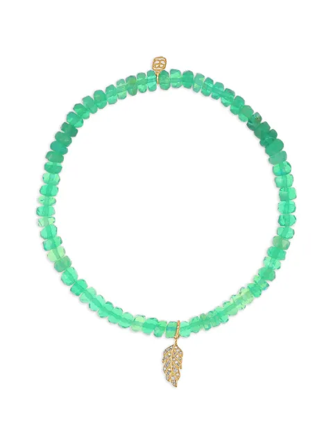 Sydney Evan Feather opal and diamond charm bracelet Green CKE1208Y10124