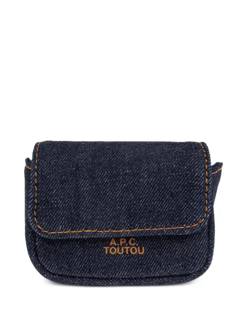 A.P.C. stitching-trim pet dog waste bag holder Blue COHIZM66088