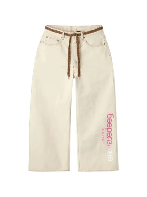 GV Gallery string-belt wide-leg trousers Neutrals 10056961
