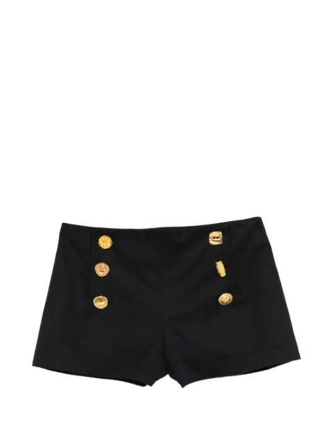 Françoise button embellished shorts Black WOCG303222