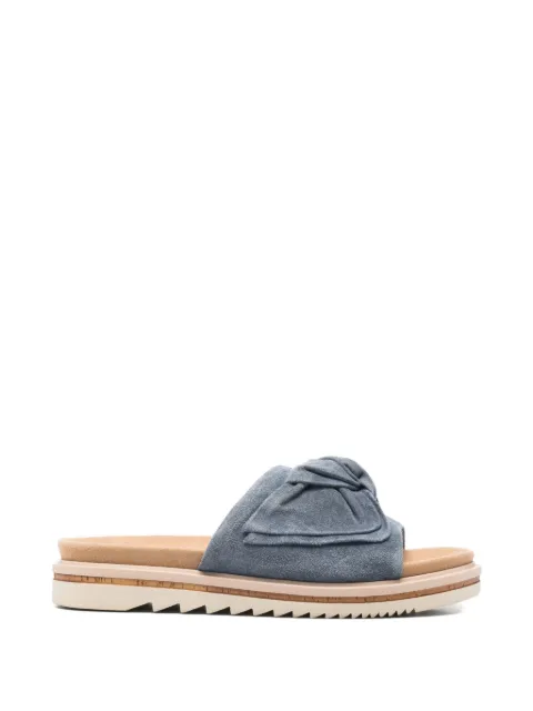 GABOR suede sandals Blue 82862