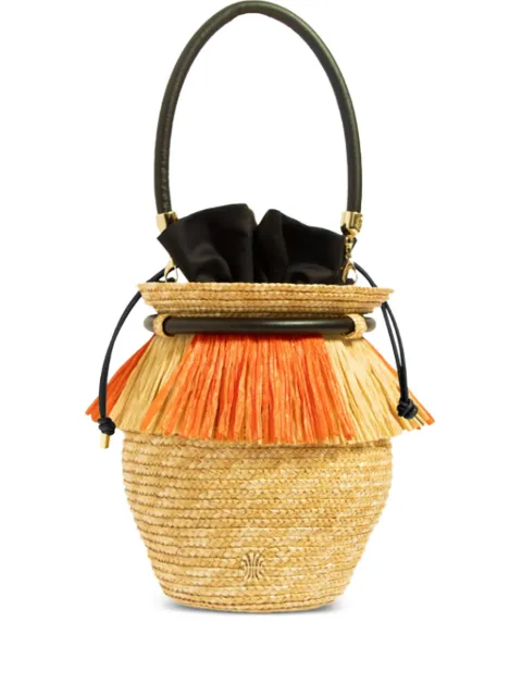 Le Nine Flying Amphora fringed bucket bag Neutrals AMP03002600