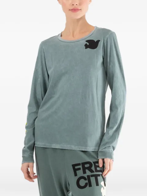 FreeCity Supervintage long-sleeve T-shirt Green FCTLST140
