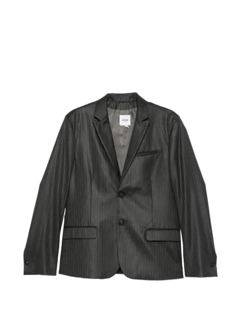Moschino Pre-Owned 2000s pinstriped blazer Grey MO250ADL