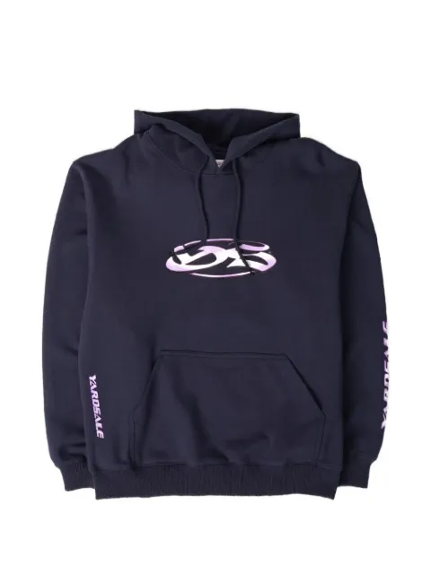 YARDSALE graphic-print hoodie Blue PN26228