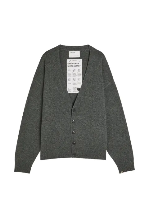 extreme cashmere N°459 Jonah button cardigan Grey 459