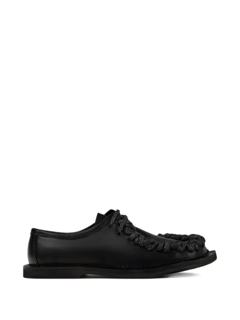 CamperLab eki braided leather loafers Black A500049001