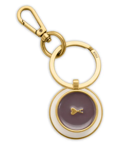AMI Paris Ami De Coeur coffee cup keyring Gold H26UKR346HW0014