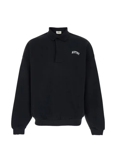 Autry College polo sweatshirt Black SWPX034