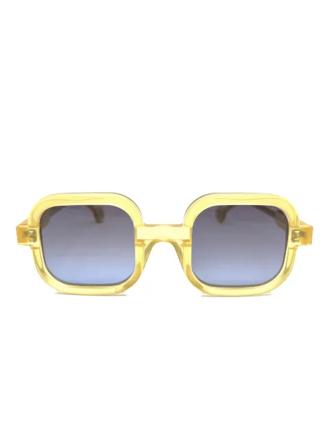 Anne & Valentin Savage square sunglasses Yellow SAVAGE