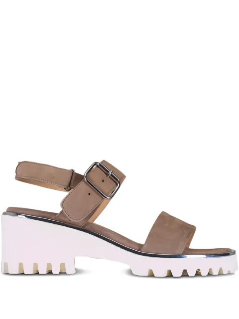 Ron White Elaria buckle suede sandals Brown ELARIAPORCINI