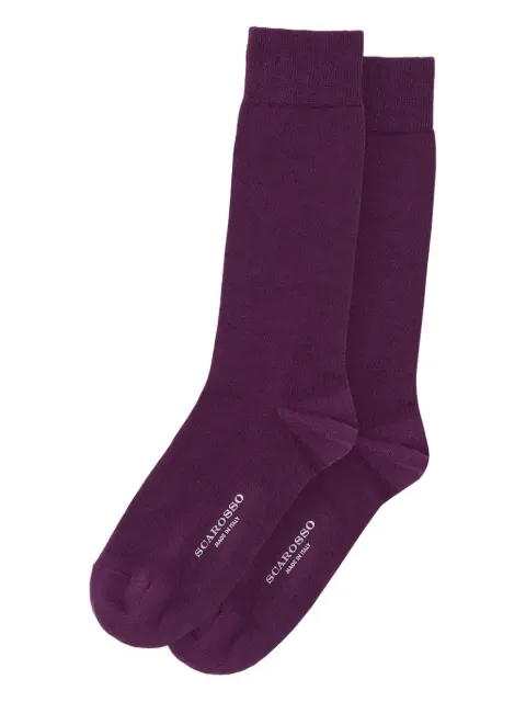 Scarosso logo socks Purple COLOCOTTSOCKPURCOTT
