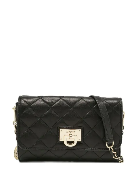 DKNY Vintage 2014 quilted cross body bag Black 1193617