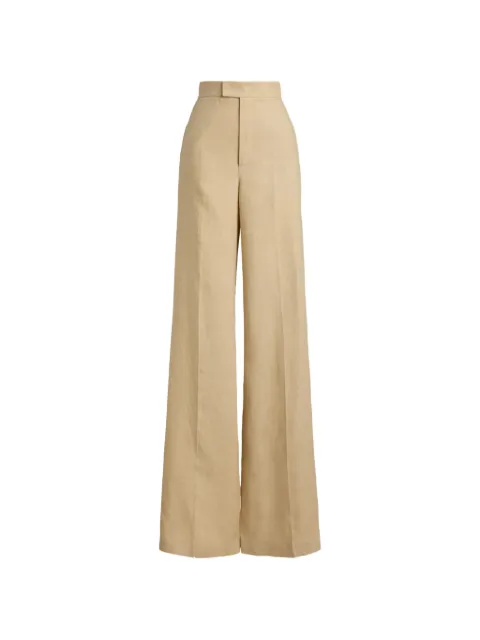 Ralph Lauren Collection Dean waist darts linen trousers Neutrals 290975193006
