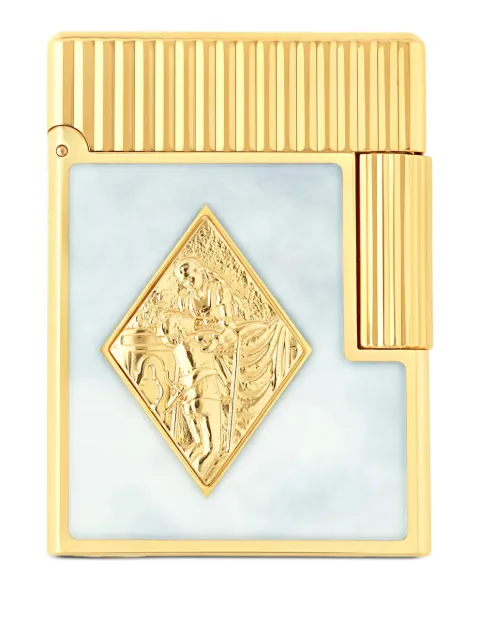 S.T. Dupont Line 1 Romeo Y Julieta embellished lighter Yellow C14050CL