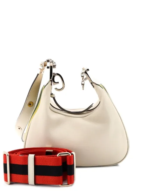 Gucci Pre-Owned Attache Shoulder Bag Leather Small crossbody bag Neutrals OJVVG4KUIX7YOLOQ