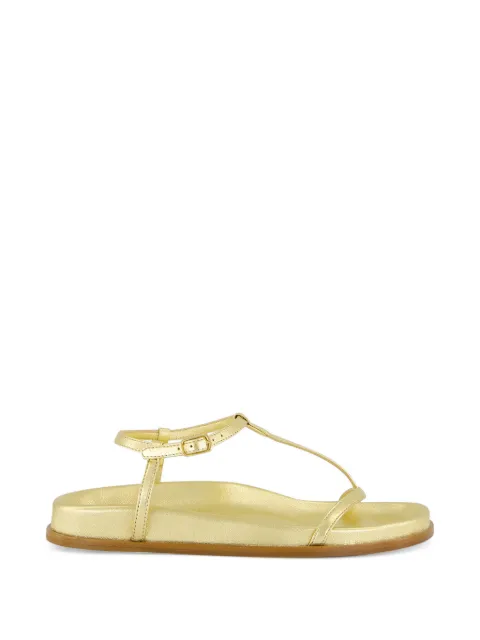 Emme Parsons Aya T-bar sandals Gold 00082